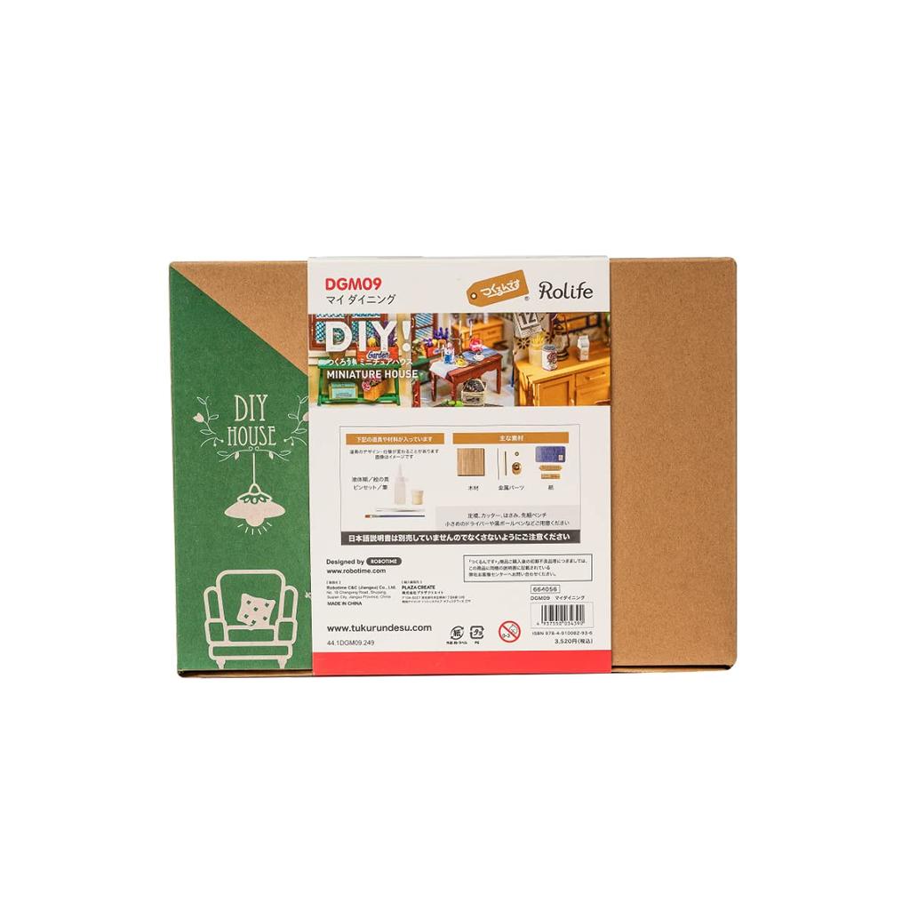 Цукурундэсу® Сделай сам Миниатюрный дом Кукольный домик Серия DGM (Моя столовая) с японскими инструкциями