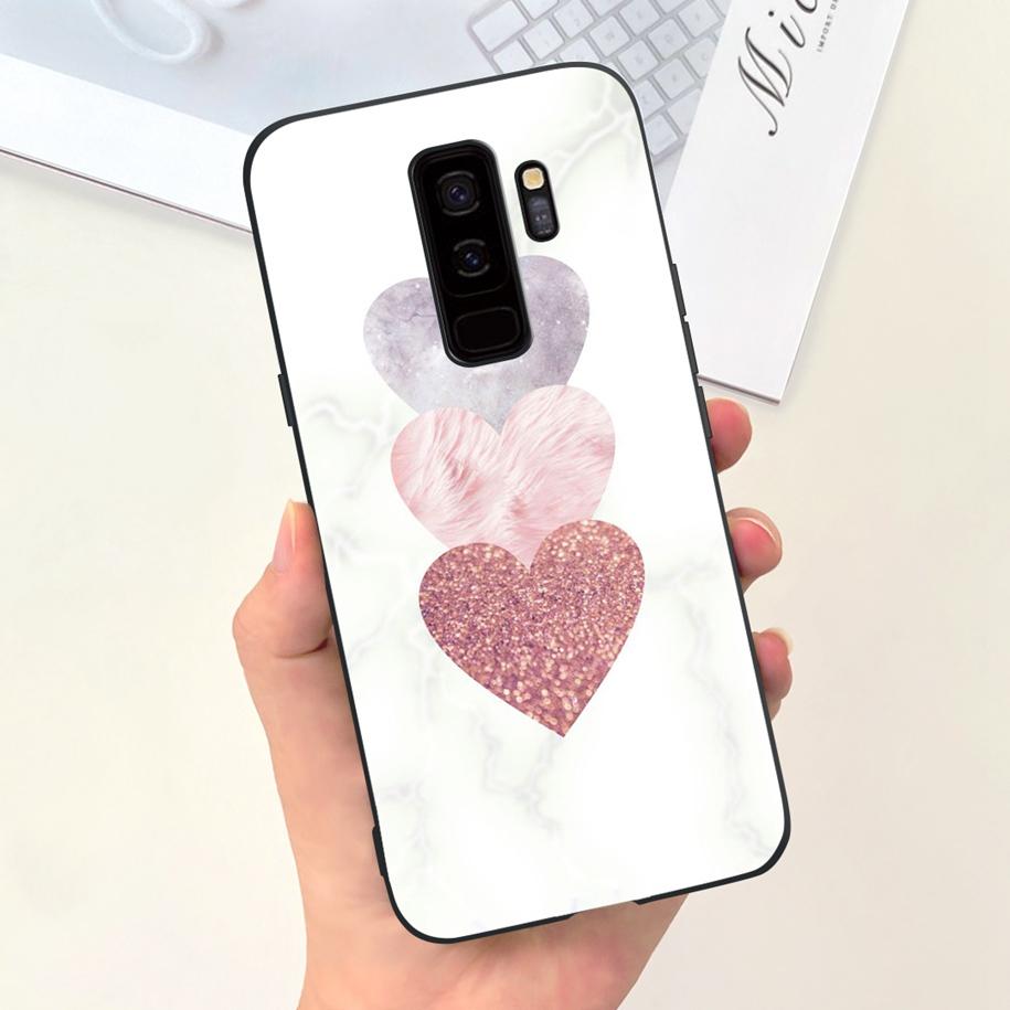 Для Samsung Galaxy S9 S 9 Plus Чехол Популярный Мрамор Мультяшный Мягкий Чехол Силиконовый Ударопрочный Чехол для Телефона Для Samsung S9+ S9Plus Capa