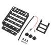 RC Roof Rack with LED Lights Universal Simulation Luggage Rack Kit for 1/14 RC Car Accessories