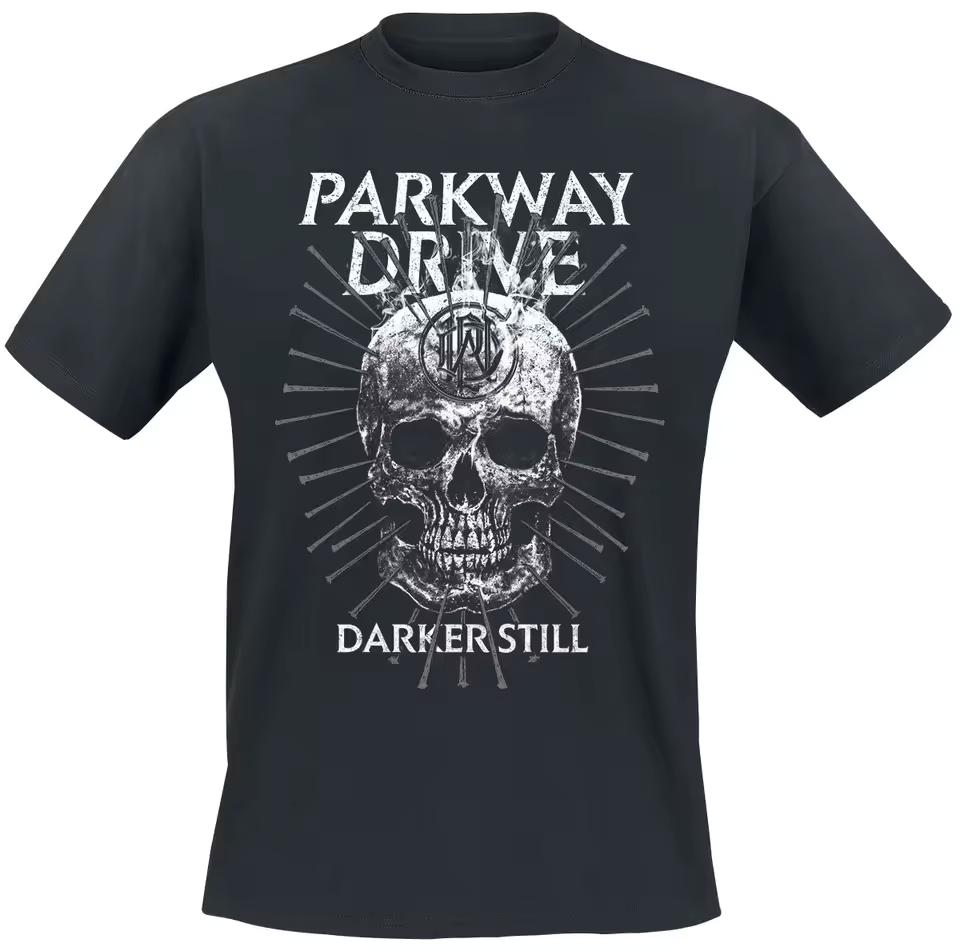 Parkway Drive Double-Sided Skull Logo Print T-Shirt 100% Cotton Soft Breathable Unisex Streetwear Tee Men Women Rock Casual