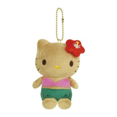 Компания K Hello Kitty (Серия для загара) Брелок на шариковой цепочке, Гибискус, KTHI-BM-HA, В10 x Ш7,2 x Г5,4 см