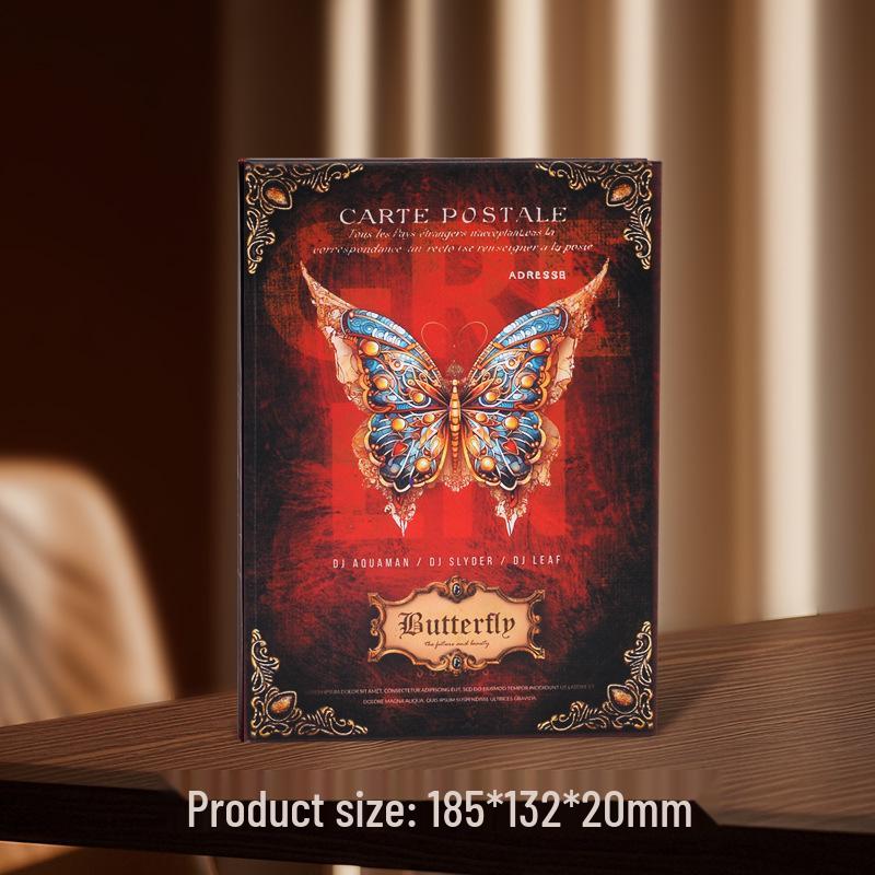 Утолщенный Креативный Ретро Блокнот: Иллюстрация «Волшебная бабочка» для студентов или в качестве подарка на выпускной