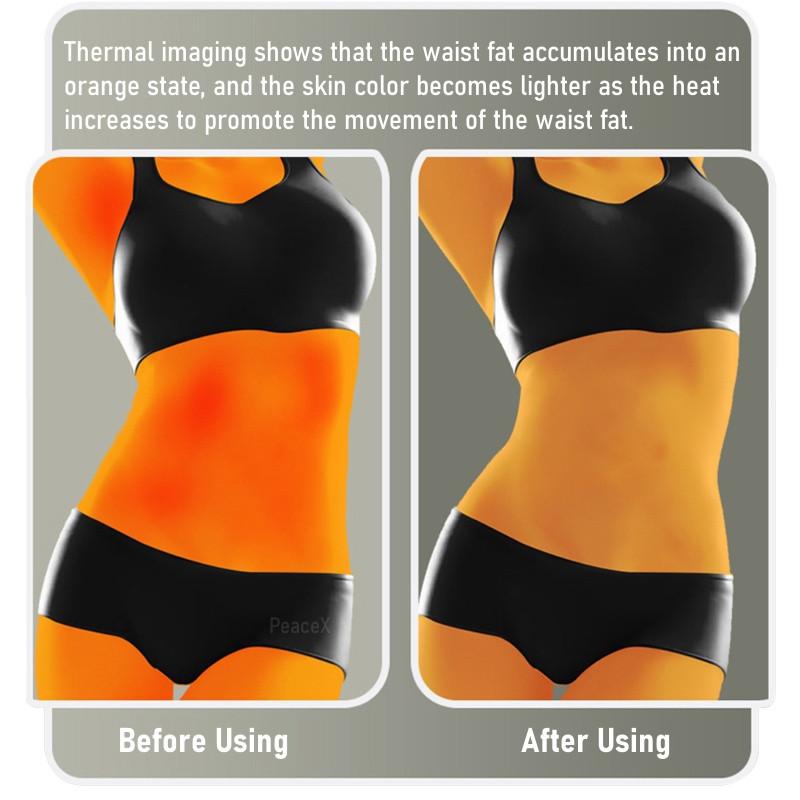 Умный EMS Тренажер для пресса Похудение Поддержка талии Вибрационный нагревающий массажер Пояс для похудения и формирования тела