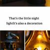 Halloween LED Candle Lamp Battery Powered Portable Lightweight Wind Light Desktop Ornament Halloween Decor Props (10.5 x 15cm)