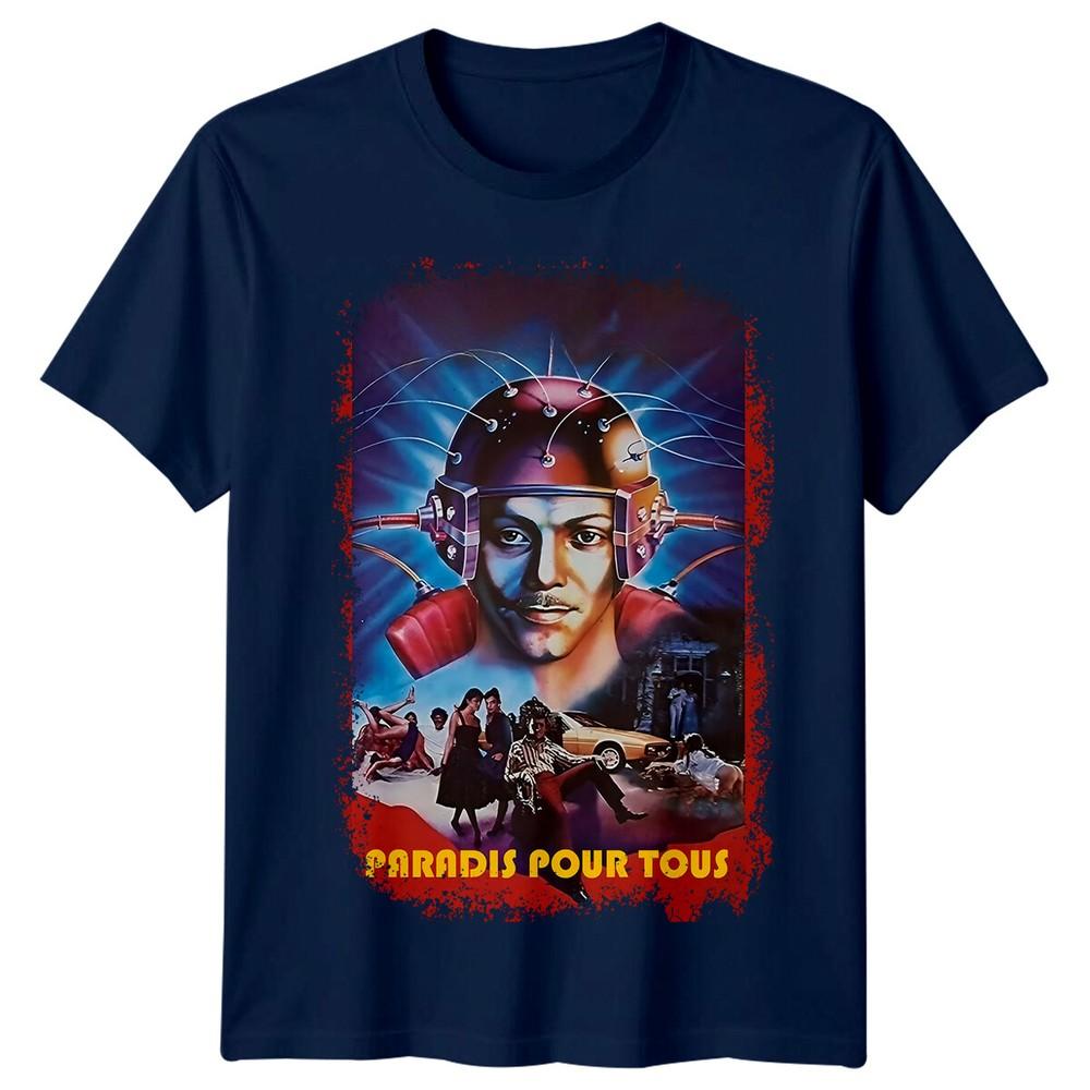 Paradise For All 1982 Movie Poster Inspired Tshirt Retro 80s Tee Unisex