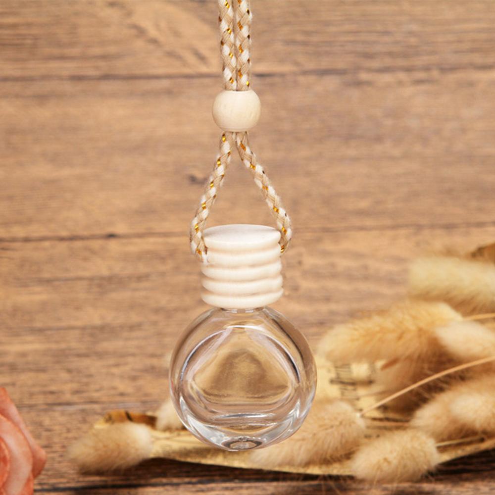 Автомобильный флакон духов, подвеска для духов, освежитель воздуха, подвесная стеклянная бутылка, авто орнамент, эфирные масла, диффузор, ароматизатор