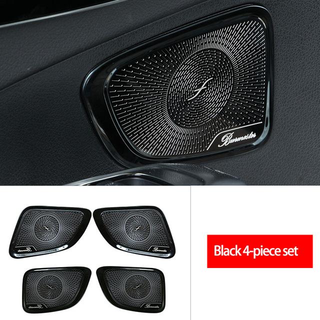Автомобильный дверной динамик, твитеры, сетчатая накладка, аксессуары для Mercedes Benz C Class W206 2022, нержавеющая сталь