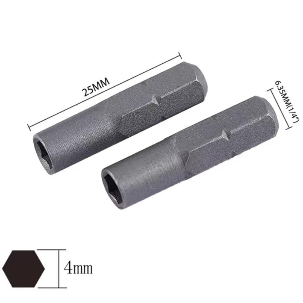 Convenient 1/4" Driver Bits Screwdriver Easy to Use Socket Bit Adapter Tool For Precision Hex Bits