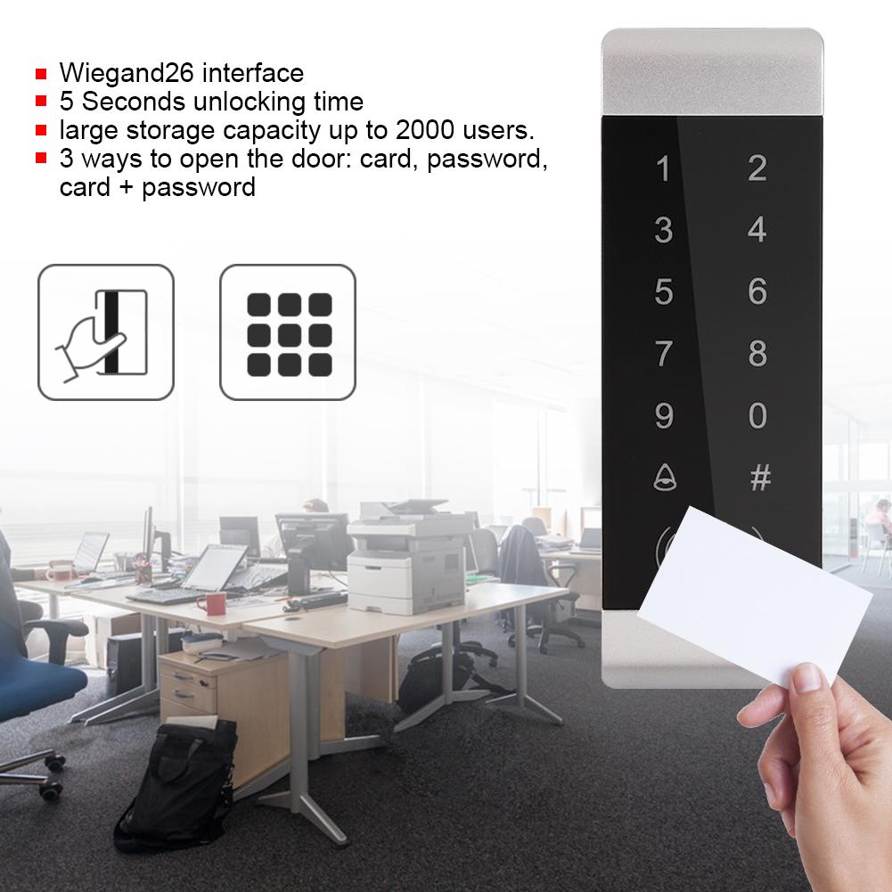 Door Access Control Non Contact Sensor Card Password Wiegand26 Home Security System(ID Card )