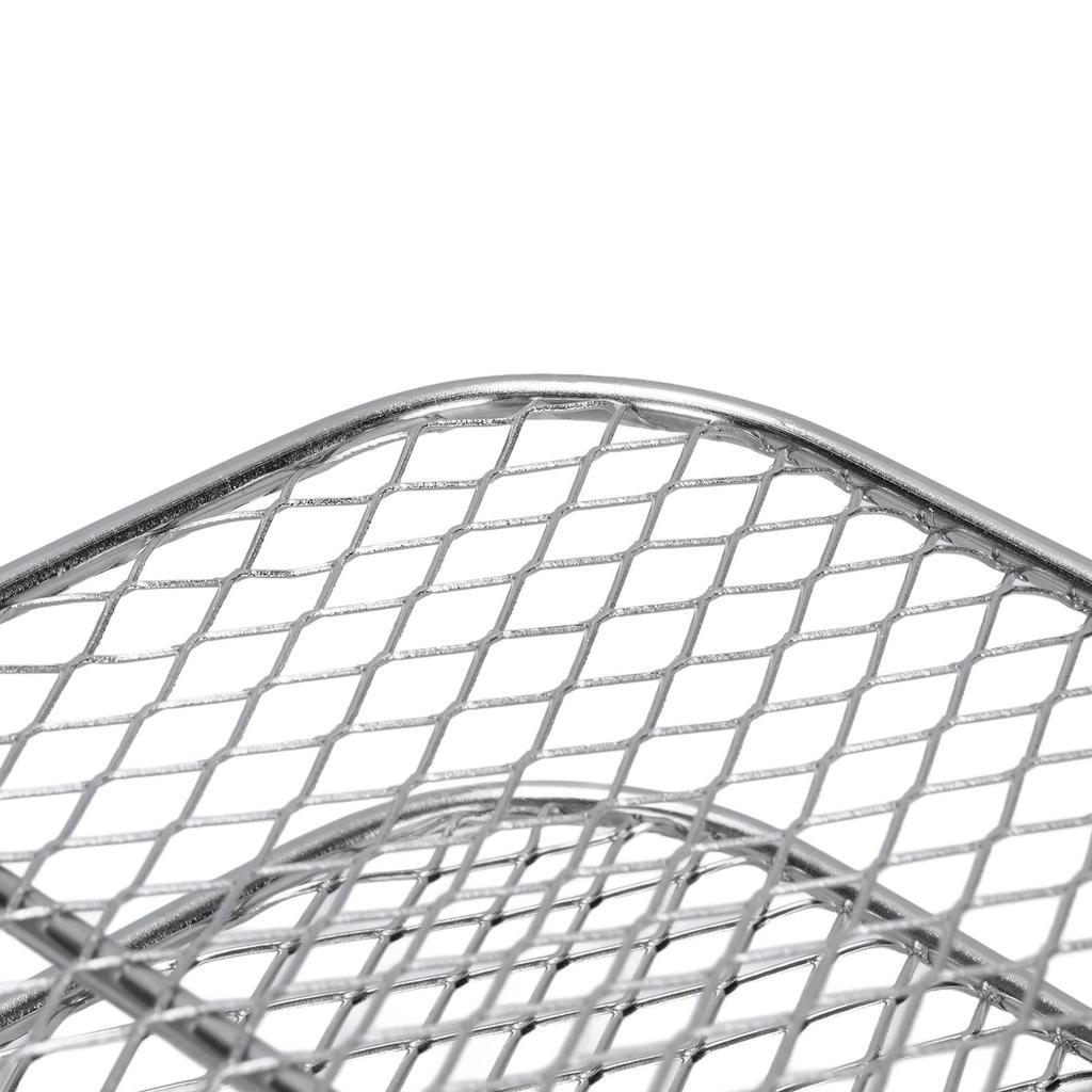 3-ярусная решетка для фритюрницы из нержавеющей стали 304, решетка для дегидратора, многоярусная решетка для гриля, можно мыть в посудомоечной машине, съемные аксессуары для фритюрницы