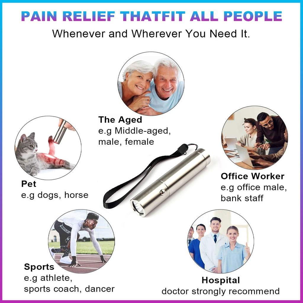 850 нм портативная терапия красным светом, светодиодная терапевтическая ручка, инфракрасная ручка 660 нм, мягкая лазерная ручка для удаления шрамов и морщин, лечение прыщей, 2000 мАч