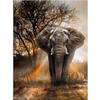 DIY Elephant 5D Diamond Painting Full Round Drill Animal  Embroidery Cross Stitch Kits Mosaic Home Decor Wall Art
