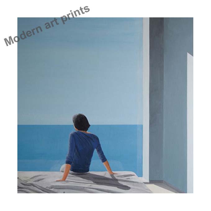 David Hockney Poster Modern Minimalist Art Painting HD Wall Pictures Printed On Canvas Aesthetics for Room Home Decor Unframed