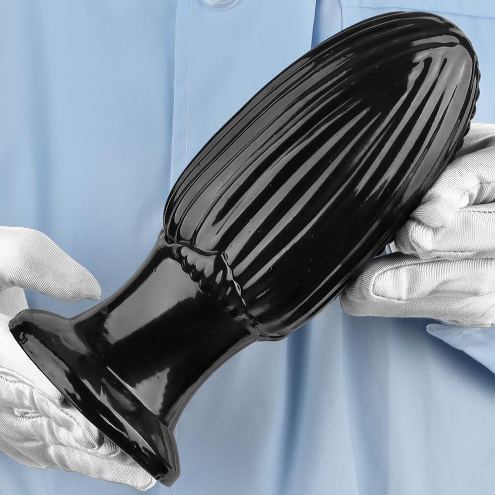 Черный ПВХ большой анальный дилдо фистинг мастурбатор секс игрушка 18+ большой член имитация пениса