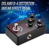 Dolamo D-4 High Gain Distortion Guitar Effect Pedal True British Style Effect Pedal with True