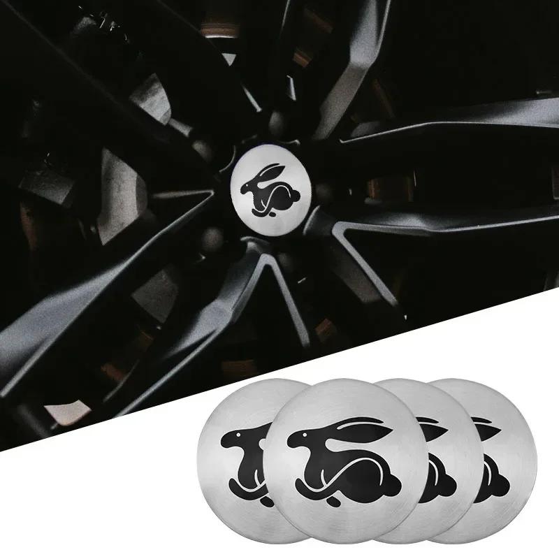 Для VW Volkswagen Jetta MK5 Golf 4 шт. 56 мм Наклейки на колеса автомобиля Центральные колпачки ступицы Значок автомобиля Наклейка Для Volkswagen GTI R-Line R