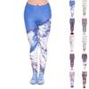 Womens Colorful Eagles Prints Stretch Yoga Leggings Fitness Running Gym Sports Active Pants