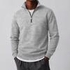 Men's Half-Zip Mock Neck Sweatshirt Long Sleeve Pullover for Casual Daily Wear