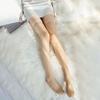 Чулки до бедра для женщин, прозрачные нейлоновые кружевные колготки, противоскользящие, выше колена, шелковистые чулки для повседневной носки в ночном клубе