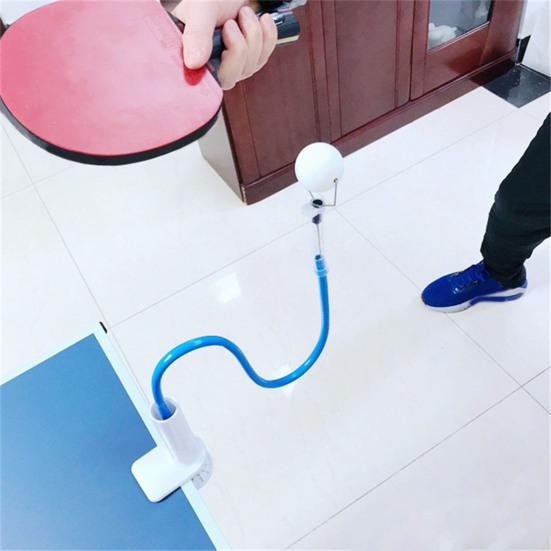 Тренажер для настольного тенниса Робот для тренировок в пинг-понг Автоматическое устройство для возврата мячей с настольным зажимом для практики пинг-понга