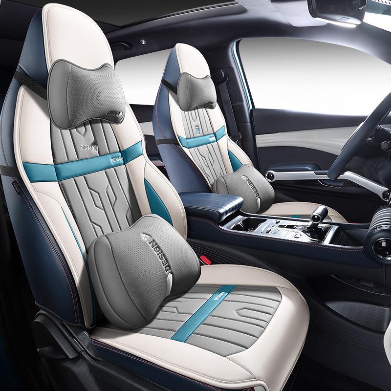 BYD PLUS All-Season Seat Cushion Set with Lumbar Support, Custom Fit for Specific Car Models