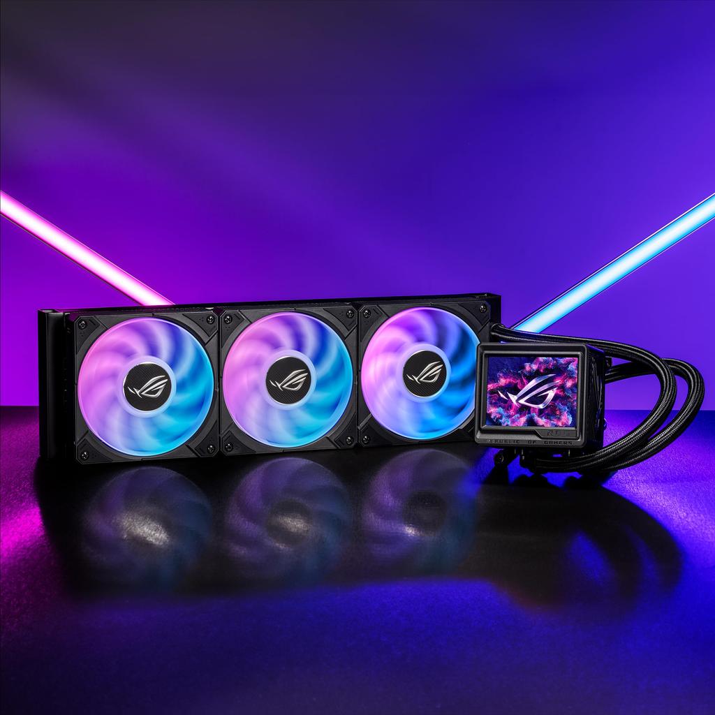 Asus Кулер для ЦП 360 мм СЖО Жидкостное охлаждение ЖК-дисплей ROG Ryujin III 360 ARGB Extreme Официальный японский дилер Всё в одном