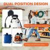 Tool Organizer Rack for Wall Mounting with Metal Sprayer Holder and Rubber Protective Layer to Safeguard Garden Equipment