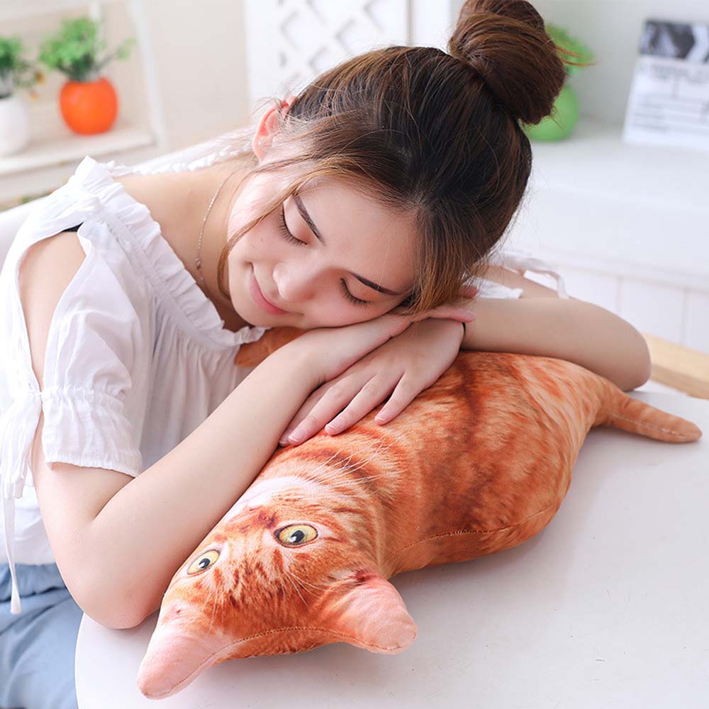 Neck Protection Simulation cat Cat Shape Napping Bedding Cushion Pillow Home Textile Throw pillow