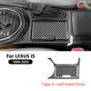 Для LEXUS IS 1999-2005 Панель Ящика для Хранения на Центральной Консоли Автомобиля из Углеродного Волокна Подстаканник Накладка Декоративная Наклейка для Внутренней Отделки