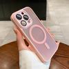 Матовый чехол для iPhone 15 14 13 12 11 Pro Max Plus, прозрачный для Magsafe, магнитная защита объектива с беспроводной зарядкой, матовый чехол, чехол