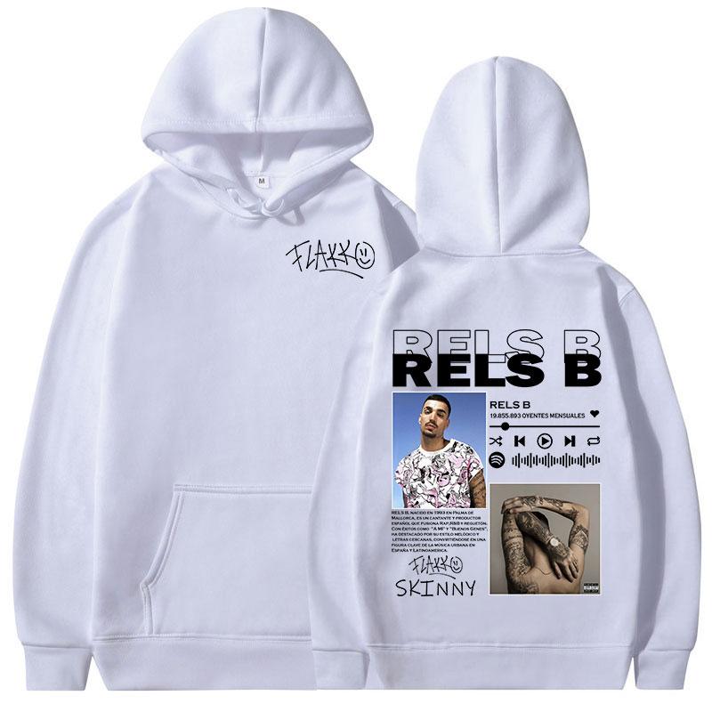 Rels B Skinny Flakk Худи с графическим принтом Мерч Худи Мужская Женская Одежда Мода Хип-Хоп Толстовки Оверсайз Худи с Длинным Рукавом Топы