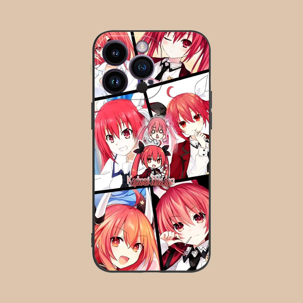 Чехол для телефона с принтом Котори Ицука из Date a Live для iPhone 17 16 15 14 13 12 11 X XR XS 8 7 Air Pro Max Plus Mini TPU Ударопрочный