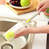 Stainless Steel Bottle Brush Flexible Bendable Tube Cup Nylon Cleaning Hair Brushes