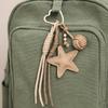 Hanging Five Pointed Star Bag Pendant Woven Rope Star and Ball Pendant  Small Gifts