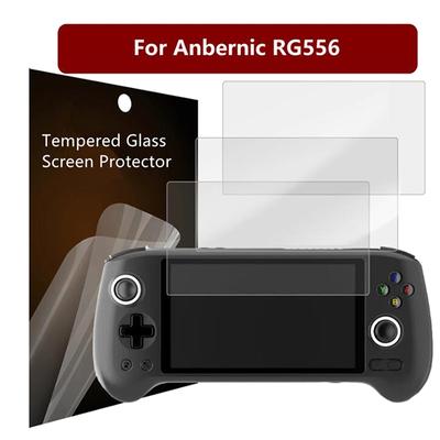 Anbernic Rg556 Защитные пленки для экрана из закаленного стекла 9H Высокое разрешение Rg556 Аксессуары для защитной пленки экрана игровой консоли