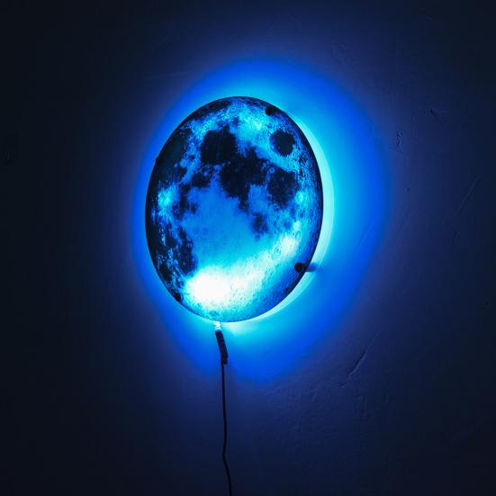 Настенный светильник с заземлением, цветной пульт дистанционного управления, с регулируемой яркостью, бескаркасный, современный, для гостиной, прикроватной тумбочки, светодиодный для детской комнаты