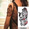 Hot Sale 1PC Waterproof Temporary Tattoo Sticker Rose Flower Tattoo Skull Flower Body Art Arm False Sleeve Tattoo Women
