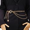 Women Waist Chain Belt For Dress Skirt Belts With Moon Star Waistbands Chain