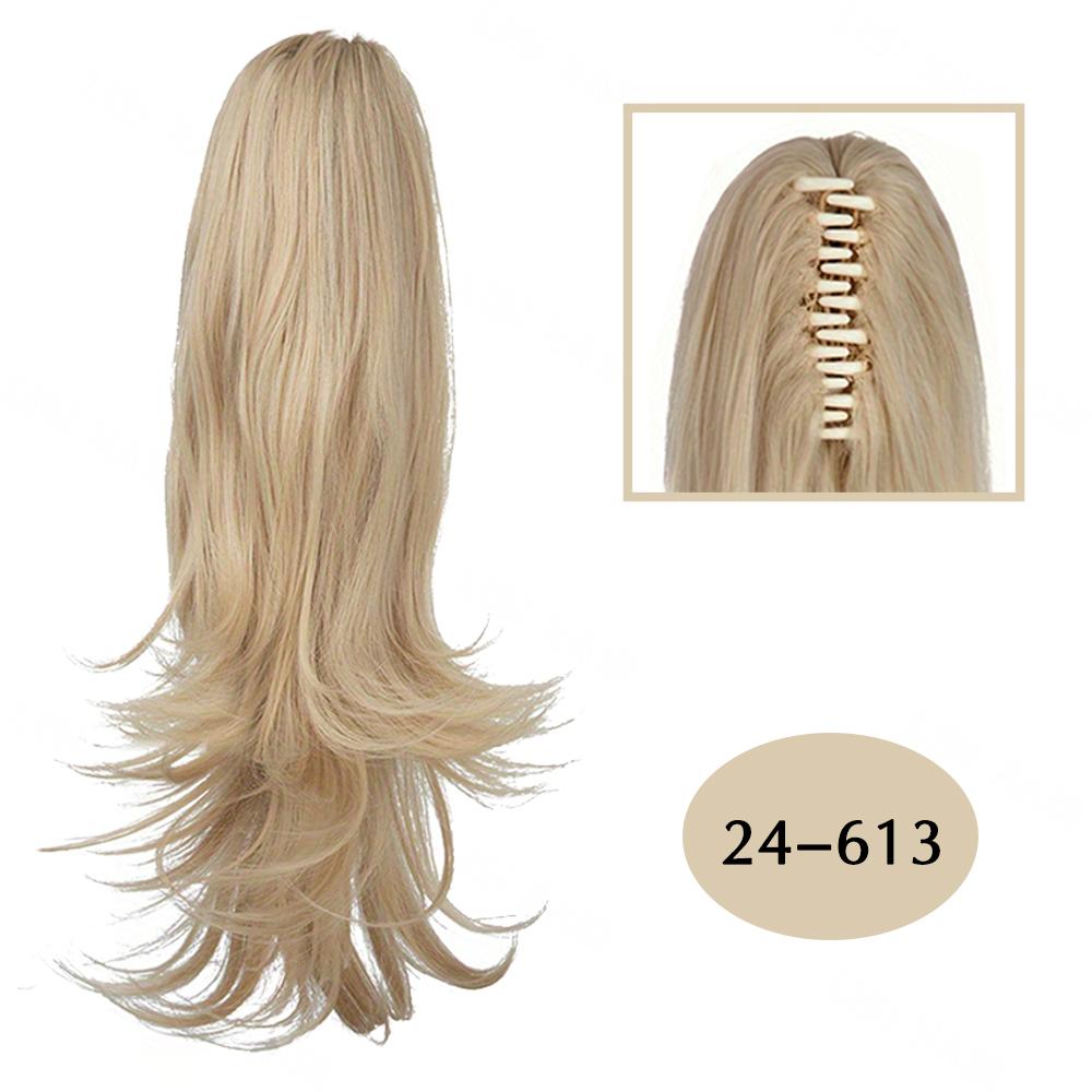 XINRAN Синтетические волнистые зажимы для волос в хвосте, наращивание волос, конский хвост, шиньон для женщин, повседневный косплей