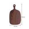 1pc Irregular Shape Cutting Board Solid Black Walnut Wood Board Food Steak Board Charcuterie Board