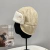Personalized Suede Melon Fur Hat, Changeable In Autumn and Winter, Ear Protection, Plush Eaves, Neutral and Cold-proof Landlord Hat