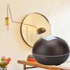 400ml Wood Air Humidifier LED Aroma Essential Oil Diffuser Ultrasonic Aromatherapy Atomizer110~240V
