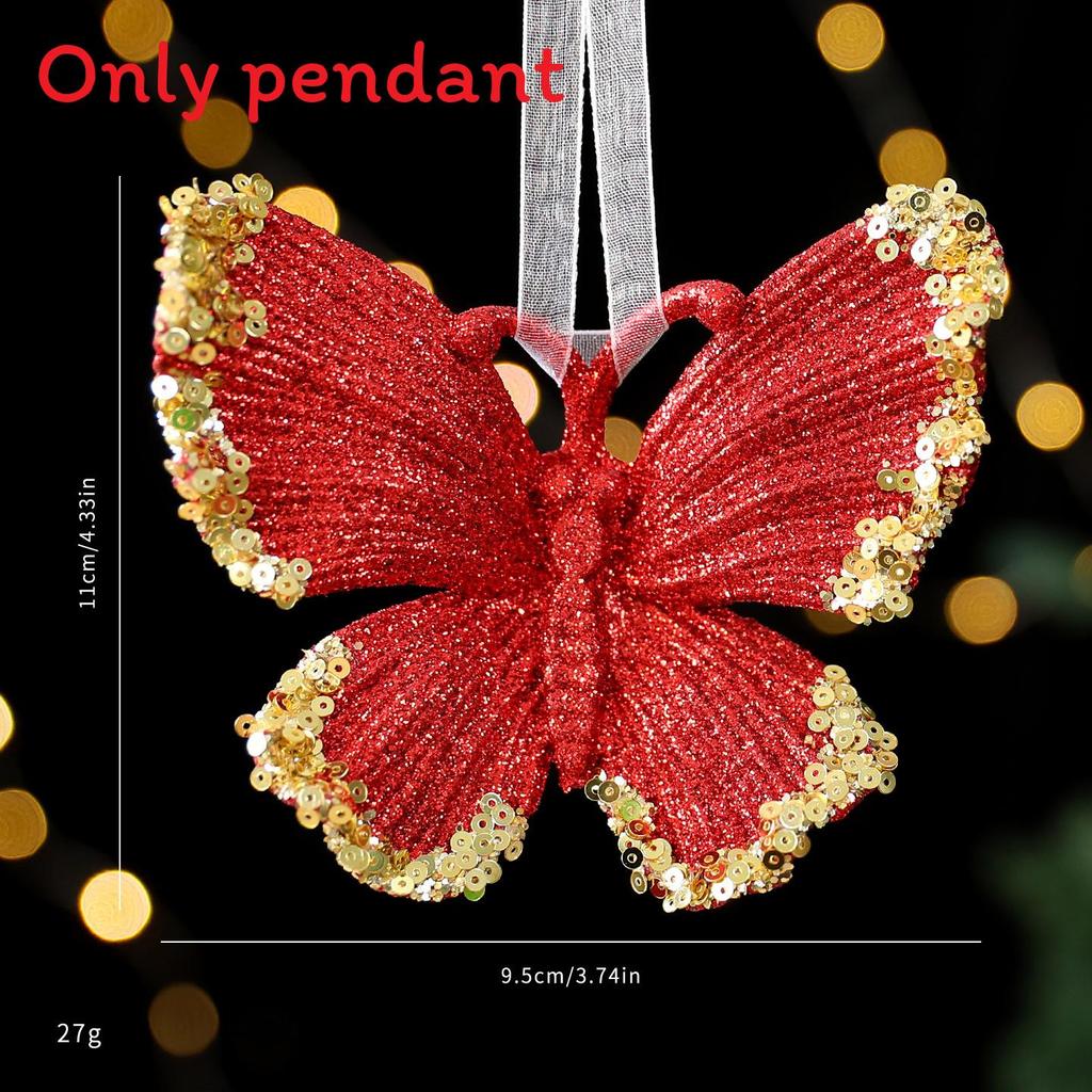 Creative Christmas Tree Snowflake Star Shaped Pendant Holiday Decoration Props