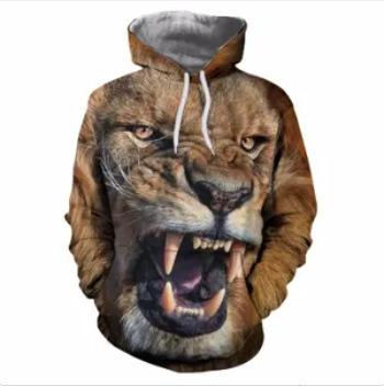 Men's and women's same 3D digital printing hooded sweater Fishing Luya lover pattern outdoor sports sweater