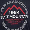 Men's Basic Cotton T-shirt with Text Print BEST MOUNTAIN
