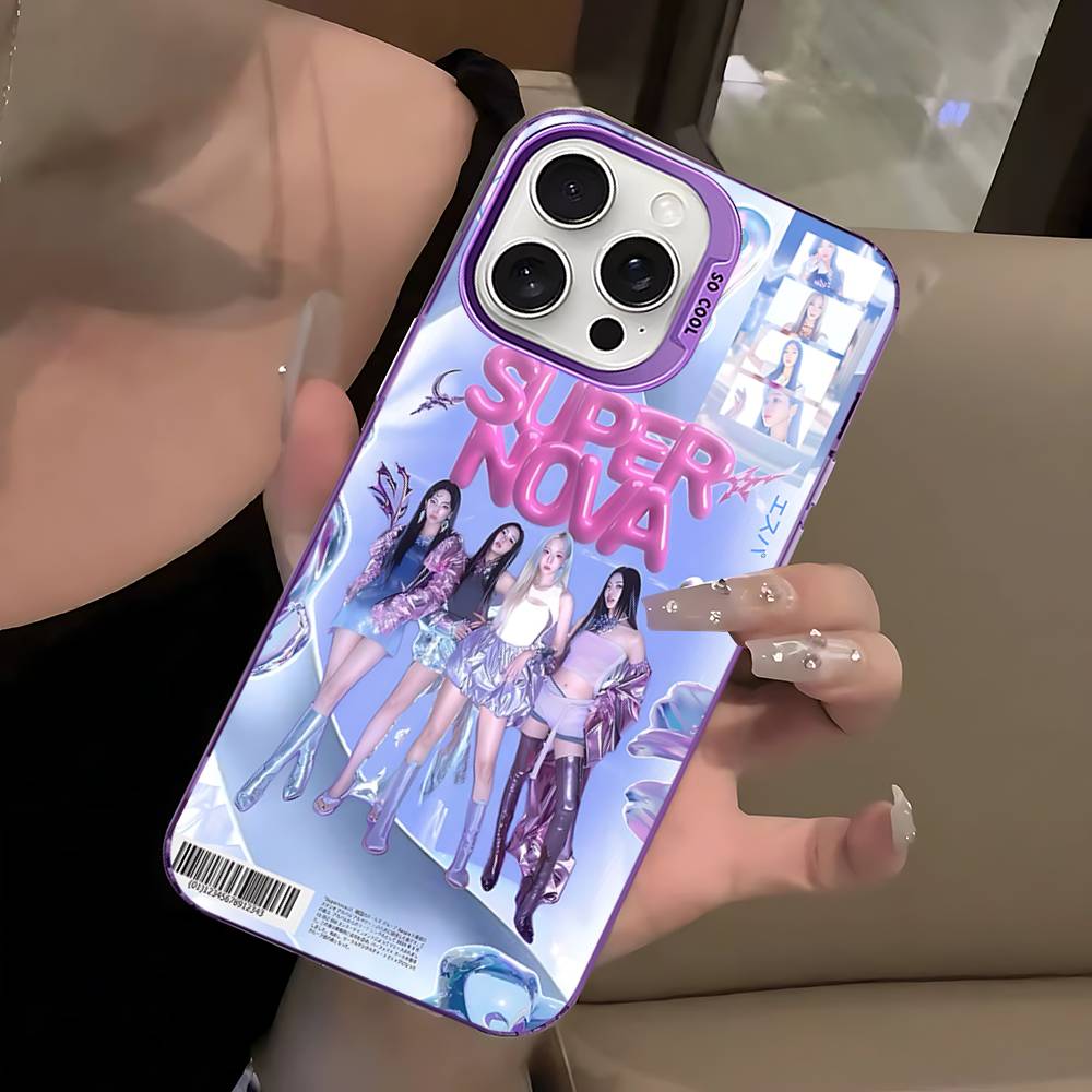 KPOP A-aespa Phone Case For IPhone 17 16 15 14 13 12 11 Pro Max PLUS Colorful Shockproof Cover