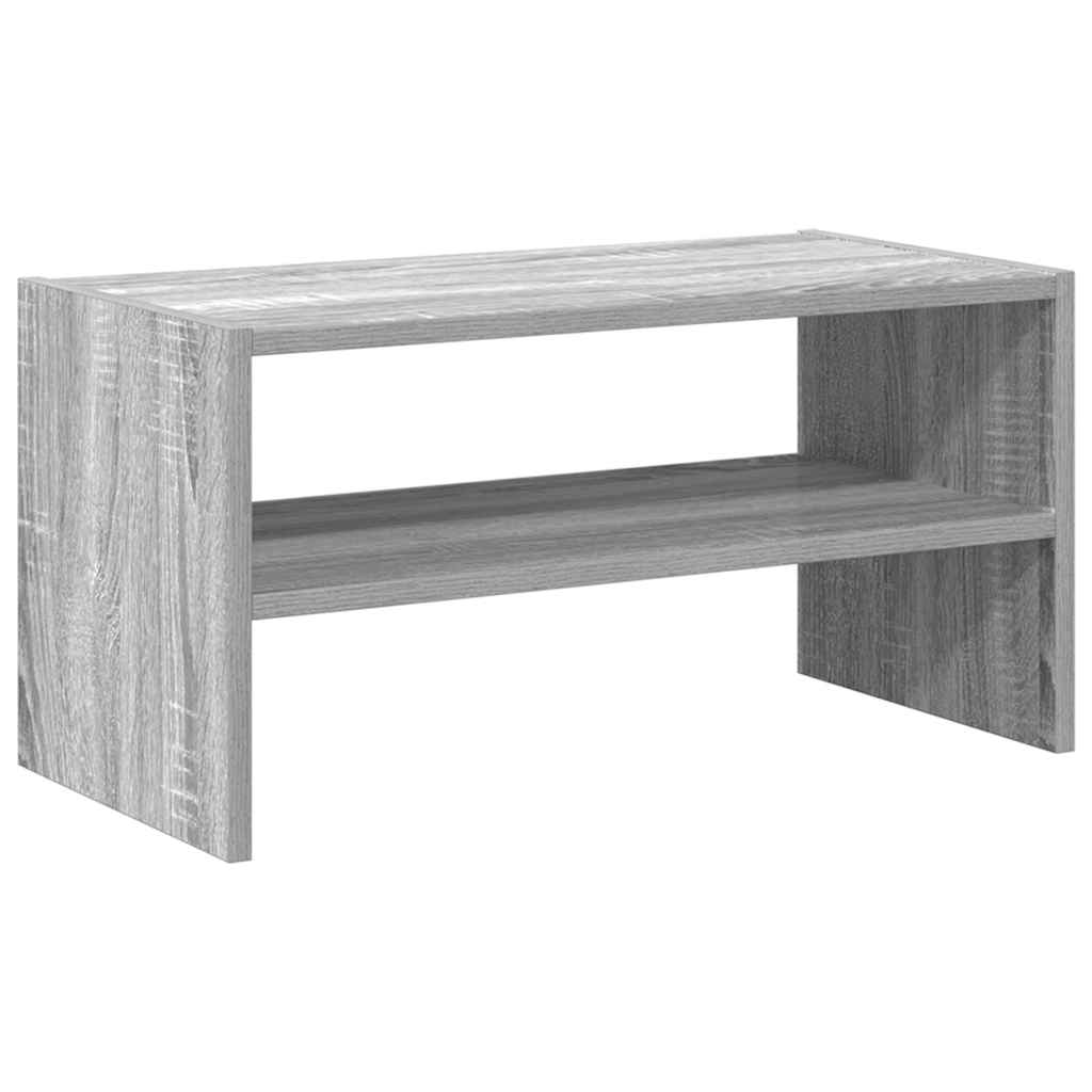 Stackable Shoe Rack Grey Sonoma 60 x 30 x 30.5 cm