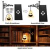 Reading Light Soft Glow Ghost Bookshelf Light Vintage Fantasy Book Nook Lamp Decorative Library Lantern Reading Light for Book