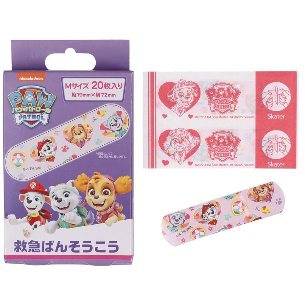 Skater First Aid Band-Aid Paw Patrol Rescue Size M 20 pieces Made Japan QQB1-A