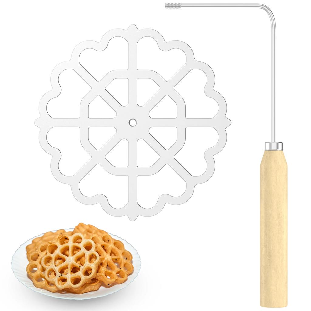 Алюминиевые формы для розеток, форма для бунуэлос с ручкой, кондитерские инструменты, ачаппам, машина для приготовления печенья, выпечки, кулинарии, кухонные аксессуары